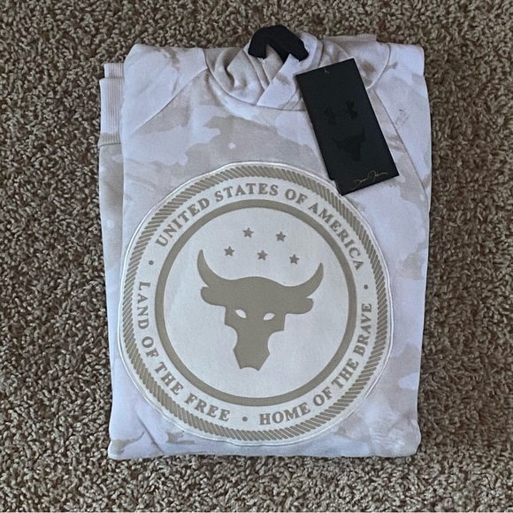 Men’s Project Rock SM Camo Hoodie - Picture 1 of 12